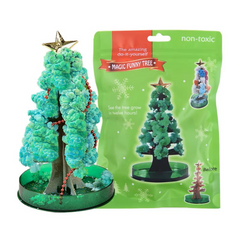 AISHOP Mini Magic Christmas Tree Crystal Tree DIY Paper Tree Flowering Ornaments Office Home Plants Decoration Boy Girls Gift Toys (PACK OF 3 SETS )