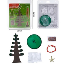 AISHOP Mini Magic Christmas Tree Crystal Tree DIY Paper Tree Flowering Ornaments Office Home Plants Decoration Boy Girls Gift Toys (PACK OF 3 SETS )